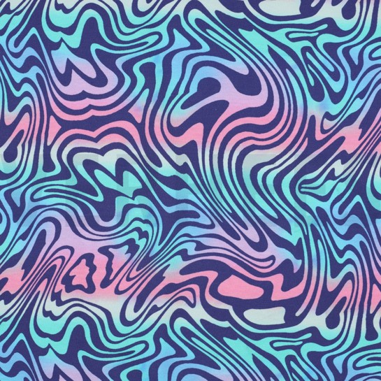 JERSEY DIGITAAL SCHATTIGE DIEREN & ABSTRACT MULTI #7