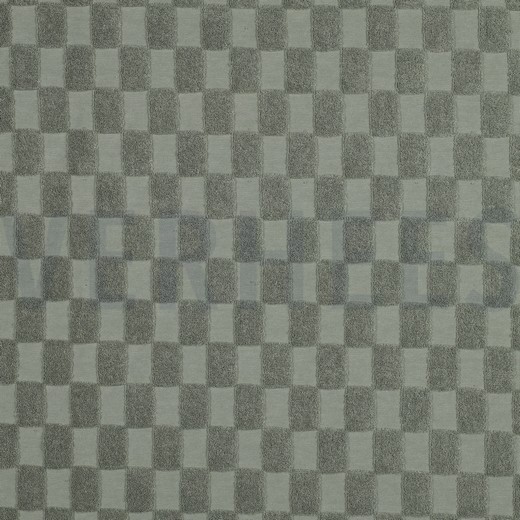 KATOEN BADSTOF GEBREID RUITEN GROEN