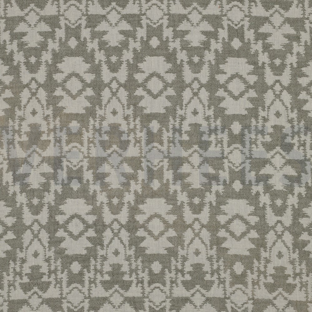 DOUBLE GAUZE JACQUARD AZTEKEN LEGERGROEN