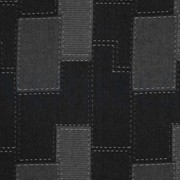 JEANS JACQUARD PATCHWORK SCHWARZ (thumbnail)
