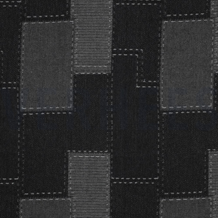 JEANS JACQUARD PATCHWORK SCHWARZ (hover)