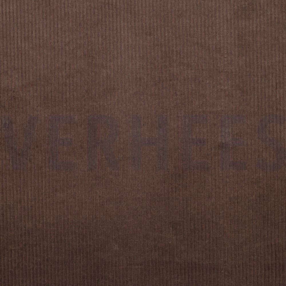 CORDUROY GEWASSEN 6W STRETCH DONKERBRUIN