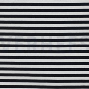 JERSEY GARNGEFÄRBT STREIFEN MARINEBLAU (thumbnail)