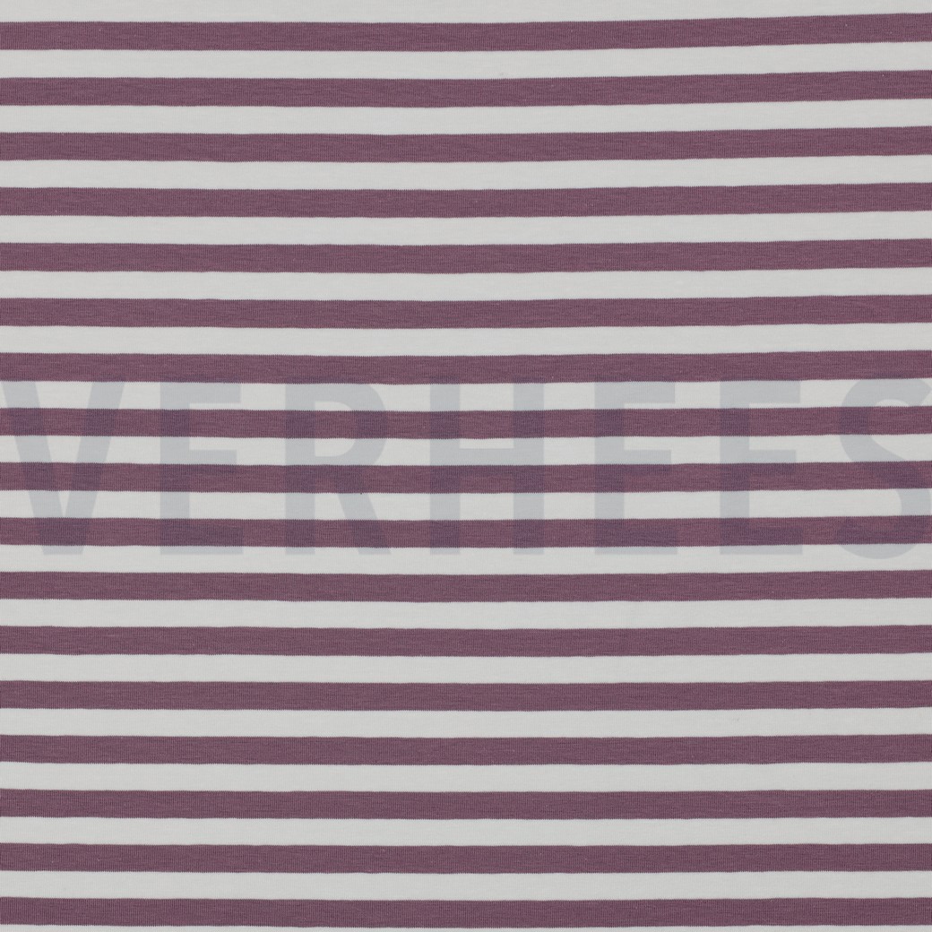 JERSEY YARN DYED STRIPES PURPLE