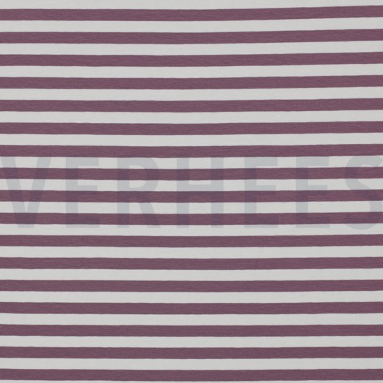 JERSEY YARN DYED STRIPES PURPLE #7