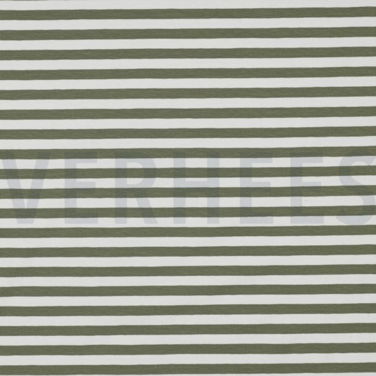 JERSEY GARENGEVERFD STREPEN ZACHTGROEN #7