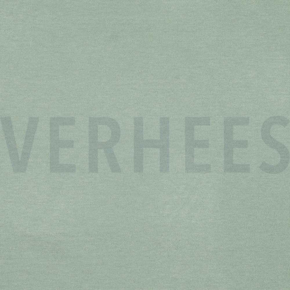 GEBORSTELDE RIB JERSEY SALIEGROEN