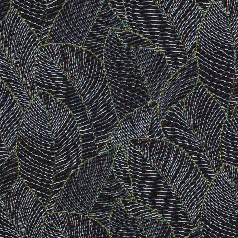 GOBELIN BLÄTTER DUNKELBLAU