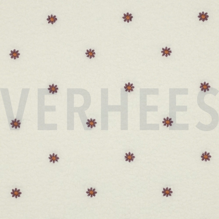 TEDDY BRODERIE FLEURS ÉCRU (hover)