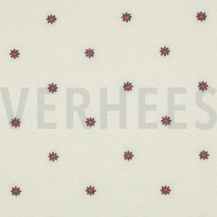 TEDDY EMBROIDERY BLOEMEN ECRU (hover)