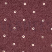 TEDDYSTOFF STICKEREI BLUMEN ROSENHOLZ (thumbnail)