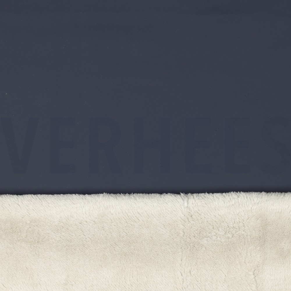 OUTDOOR JACKE KUNSTPELZ MARINEBLAU