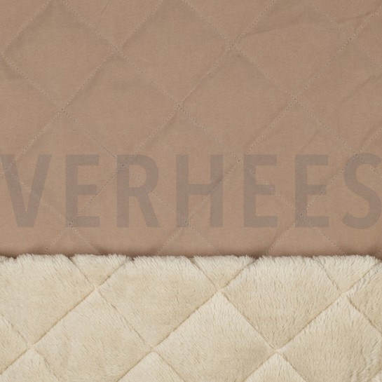 MATELASSÉ FAUX FUR CAPPUCCINO #7