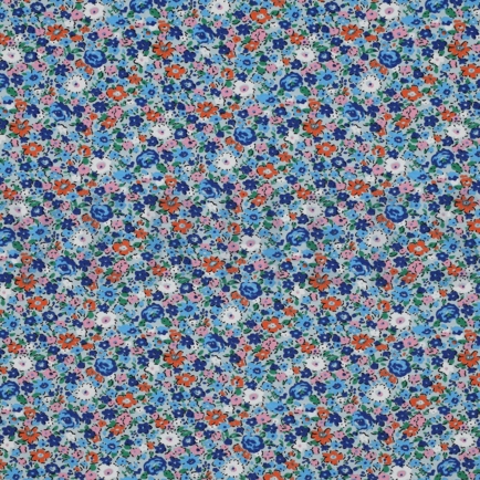 MAGNOLIA STRETCH BLOEMEN KONINGSBLAUW (hover)