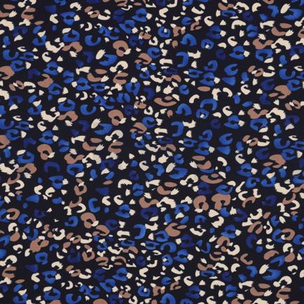 MAGNOLIA STRETCH PEAU D’ANIMAL BLEU MARINE (hover)
