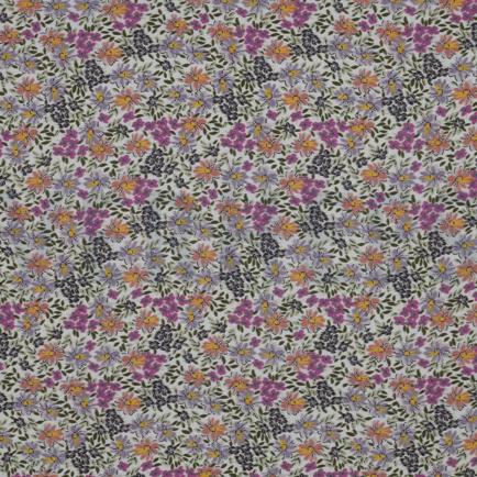 VISCOSE RADIANCE DIGITAL FLEURS VERT/VIOLET (hover)