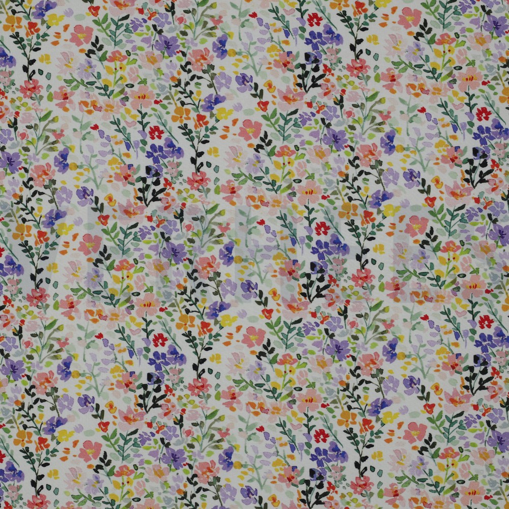VISCOSE RADIANCE DIGITAL FLEURS MULTICOLORE
