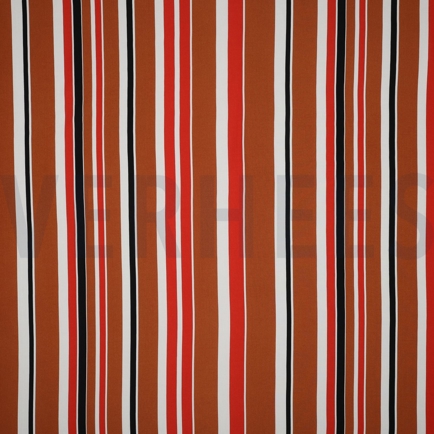 VISCOSE RADIANCE STRIPES BROWN (hover)