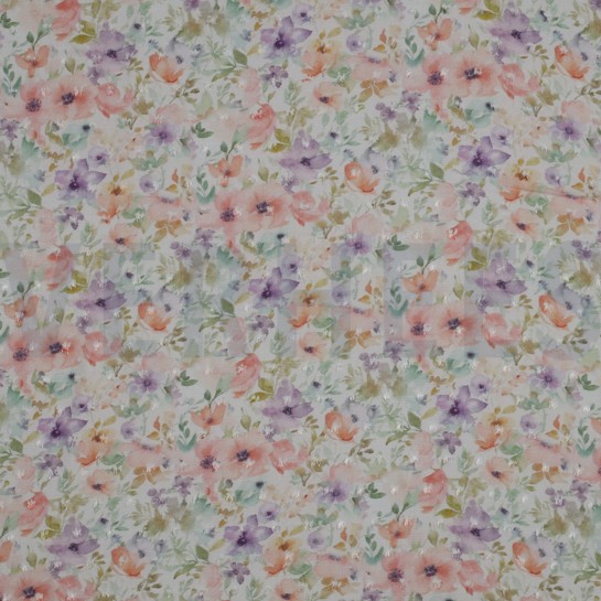 VISCOSE DOBBY DIGITAAL BLOEMEN PASTEL #7