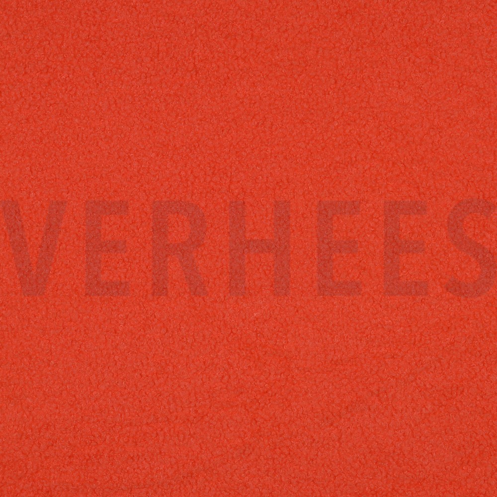 TEDDY FLEECE DOUBLE SIDED TANGERINE