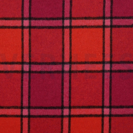 BRUSHED CHECK CERISE (hover)