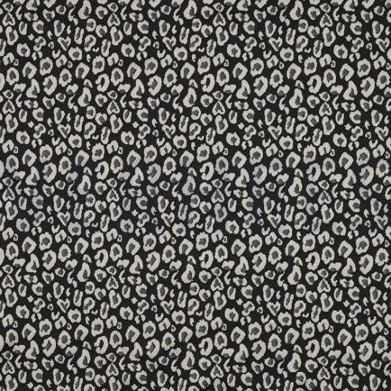 KNITTED JACQUARD ANIMAL SKIN BLACK (hover)