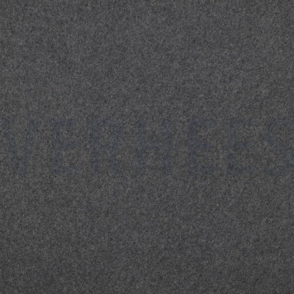 KATOEN FLEECE GOTS DONKERGRIJS GEMÊLEERD