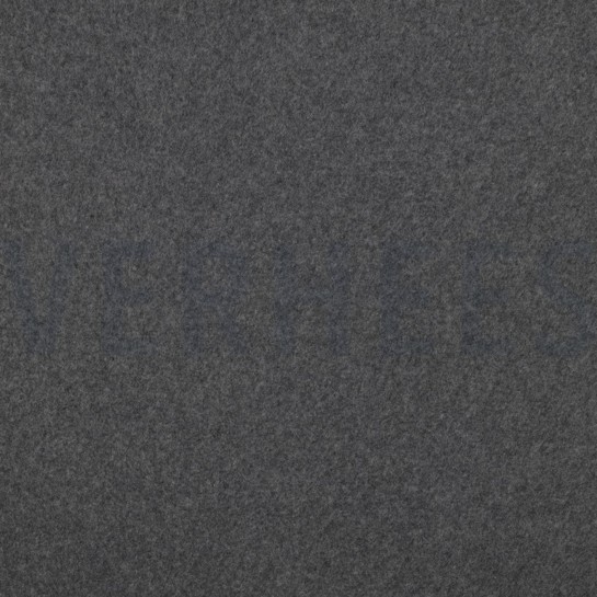 BAUMWOLLE FLEECE GOTS DUNKELGRAU MELIERT #7