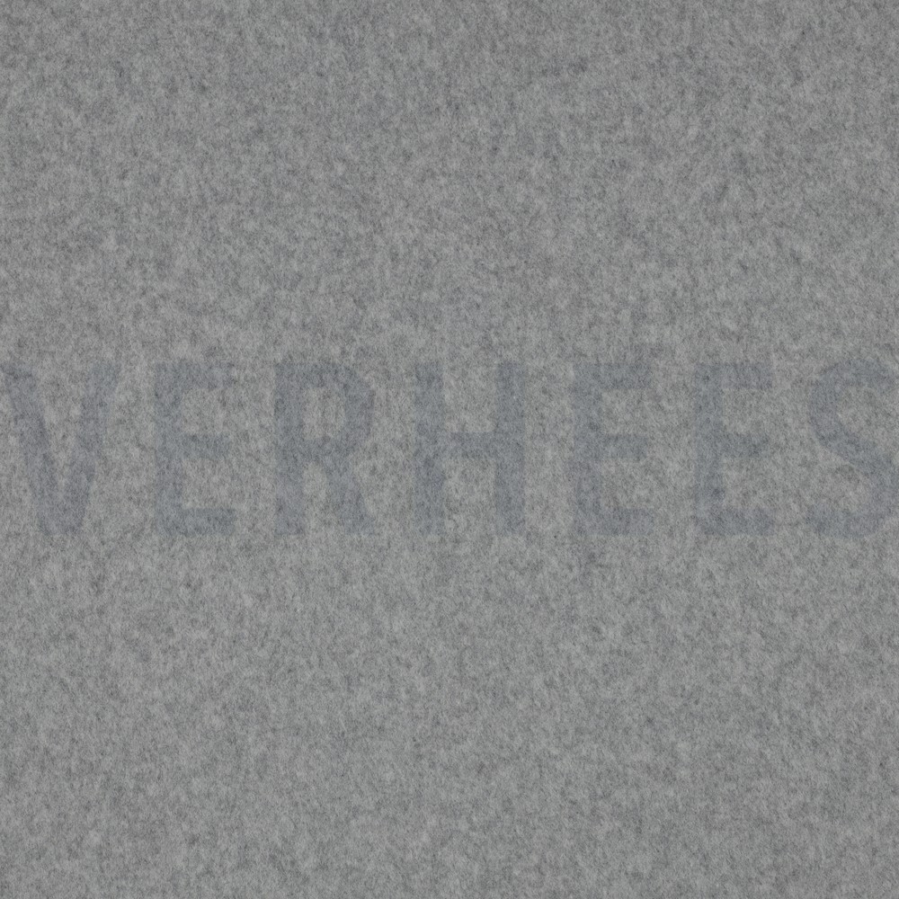 KATOEN FLEECE GOTS LICHTGRIJS GEMÊLEERD