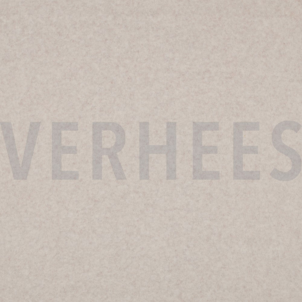 COTTON FLEECE GOTS BEIGE MELANGE