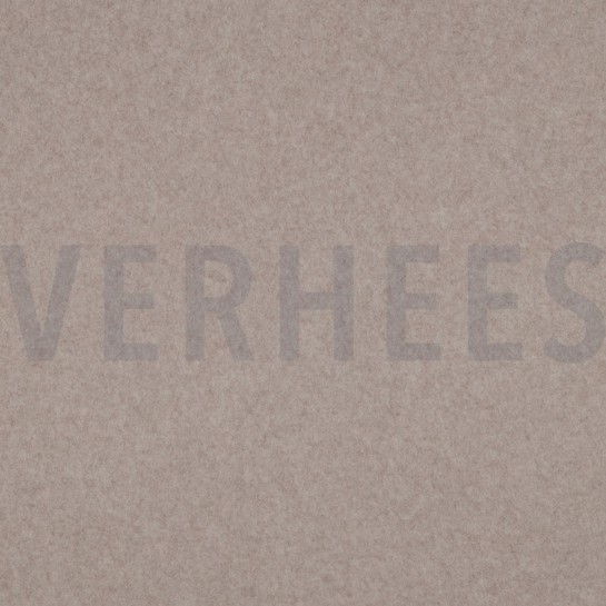 BAUMWOLLE FLEECE GOTS TAUPE MELIERT #7