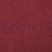 BAUMWOLLE FLEECE GOTS BURGUNDERROT MELIERT (thumbnail)