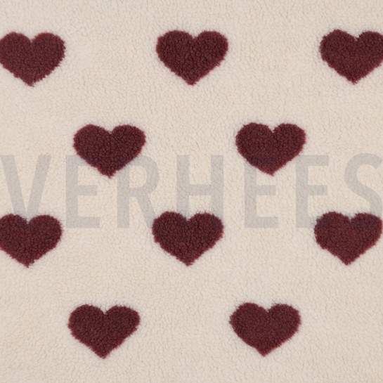 TEDDY JACQUARD CŒURS ROUGE #7