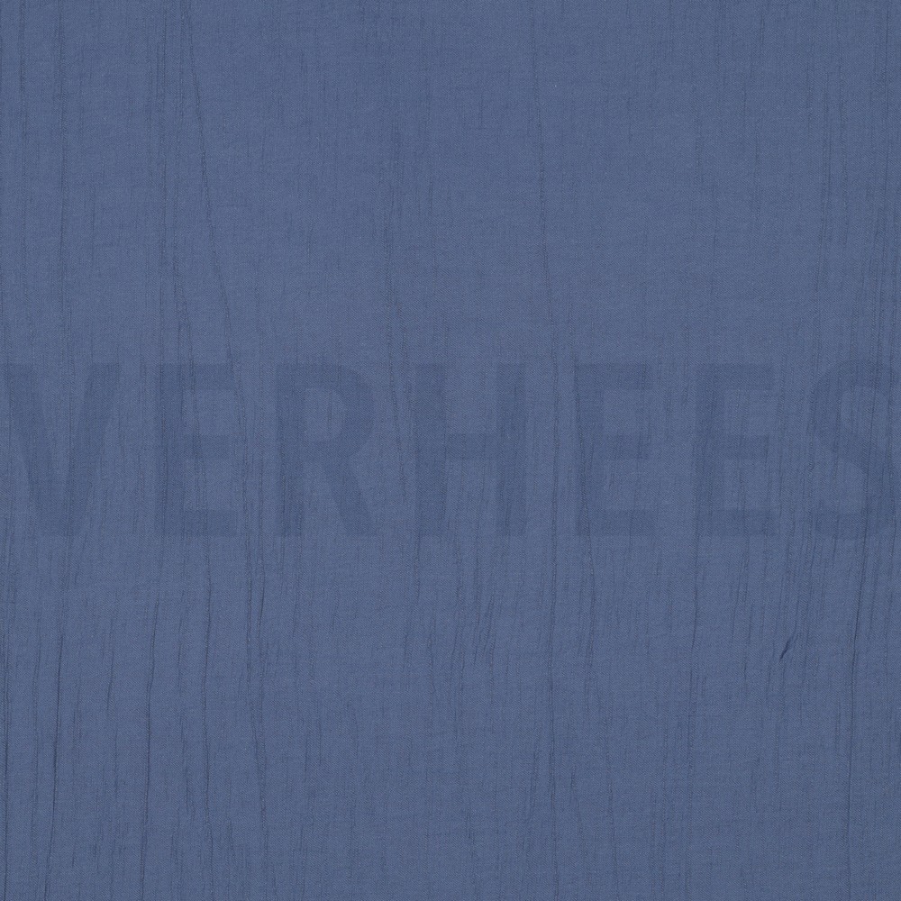 VISCOSE KRINKEL JEANSBLAUW