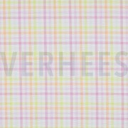 KATOEN SEERSUCKER GARENGEVERFD RUITEN MULTI (thumbnail)