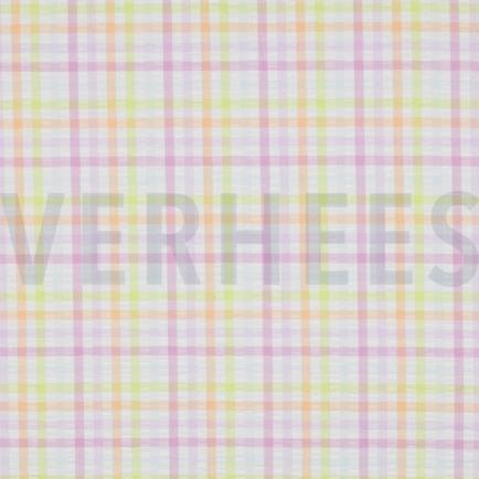 COTTON SEERSUCKER YARN DYED CHECKS MULTICOLOUR (hover)