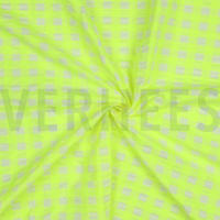 COTTON YARN DYED NEON CHECKS 