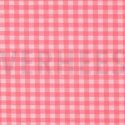 COTON TEINT FIL NÉON CARREAUX ROSE (thumbnail)