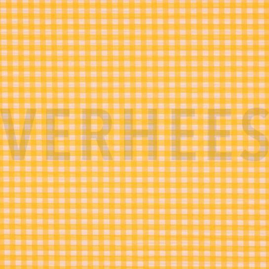 BAUMWOLLE GARNGEFÄRBT NEON KAROS ORANGE #7