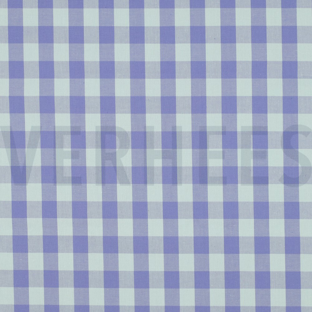 COTTON YARN DYED CHECKS LAVENDER