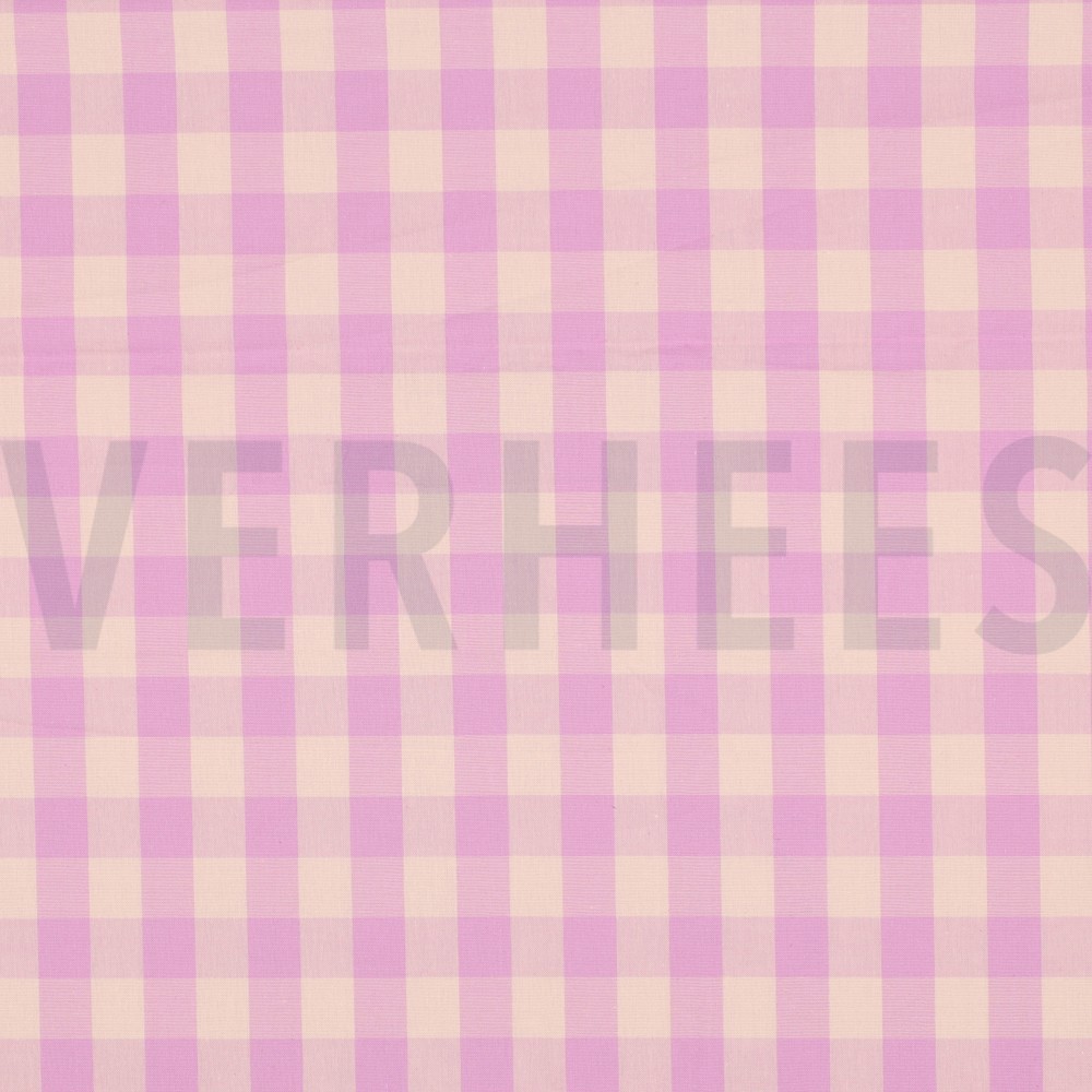 COTTON YARN DYED CHECKS ORANGE