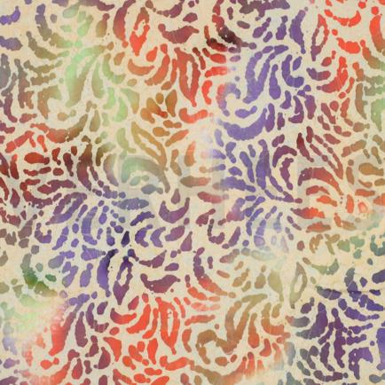 HANDCRAFTED BATIK VISCOSE CORAL (hover)