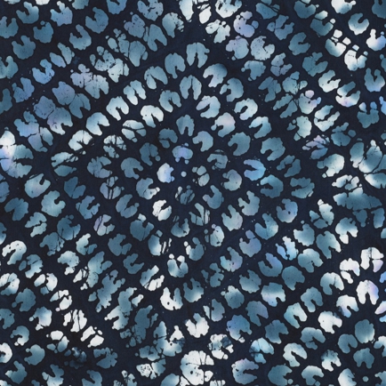 HANDCRAFTED BATIK VISCOSE NAVY (hover)