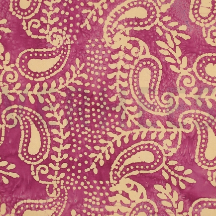 HANDCRAFTED BATIK COTTON VOILE VIOLET (hover)