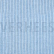 DOUBLE GAUZE YARN DYED STRIPES LIGHT BLUE (thumbnail)