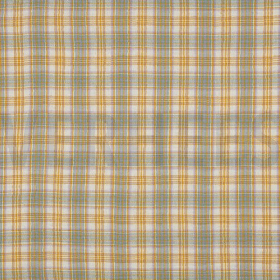 DOUBLE GAUZE GARENGEVERFD RUITEN MULTI #7