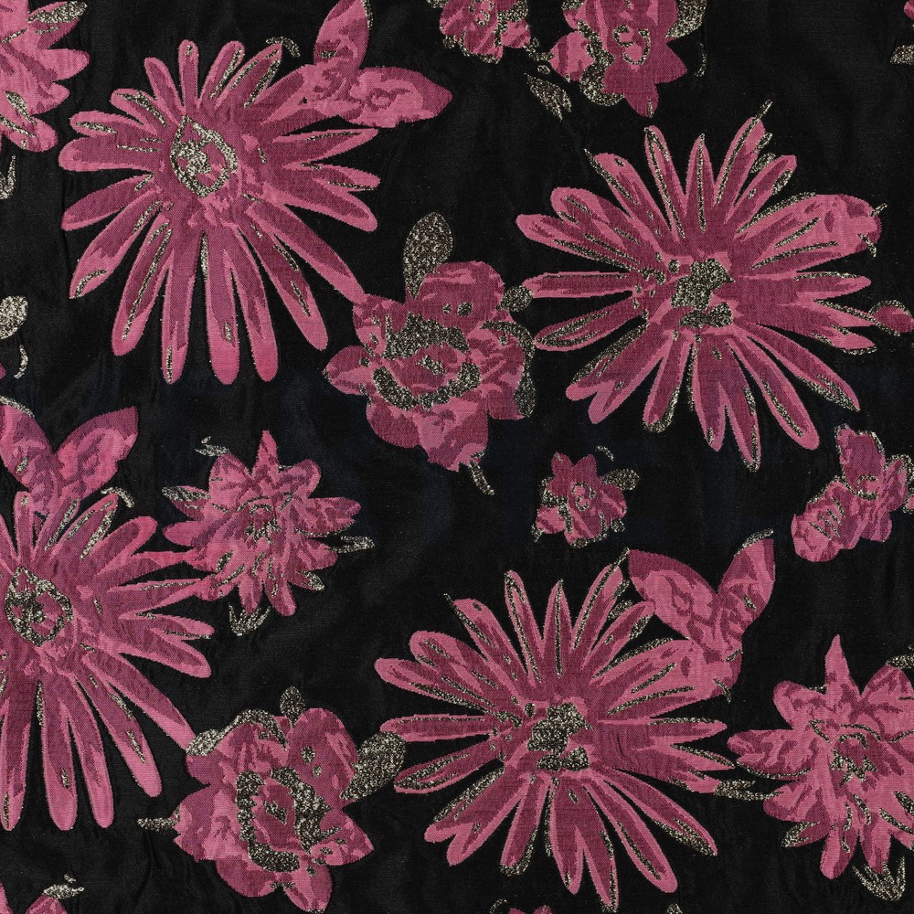 JACQUARD BLUMEN ROSA