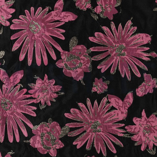 JACQUARD BLUMEN ROSA #7