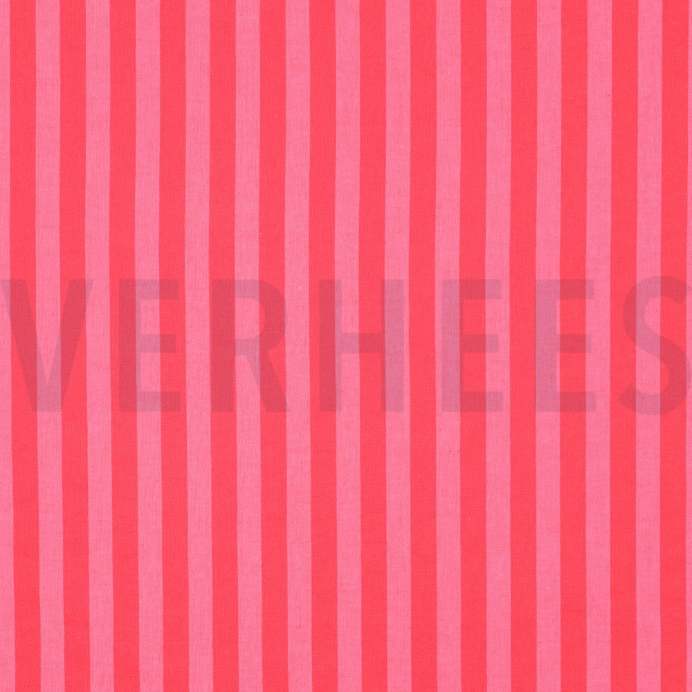 BAUMWOLLE GARNGEFÄRBT STREIFEN ROSA