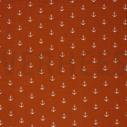 DOUBLE GAUZE ANKERS ROEST (hover)